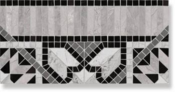 Декор Via Appia Cen. Samos Negro