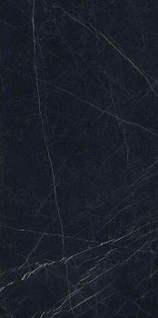 Керамогранит Ultra Marmi Nero Marquina levigato silk 6mm