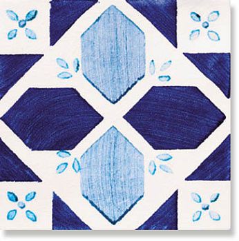 Декор Dec. Castellon Azul (Blanco)
