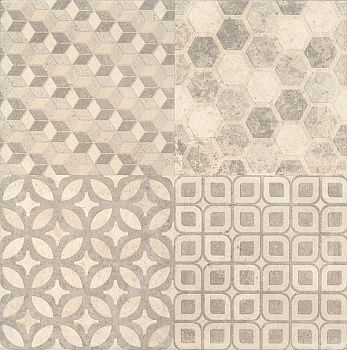 Напольная плитка 4228 Саттон орнамент бежевый (8,3мм)