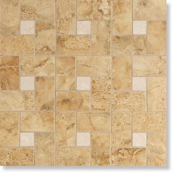 Мозайка MOSAICO NAVONA INTRECCIO GOLD (3X3)