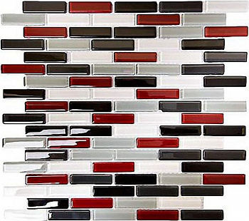 Мозаика Daisy (Дайси) прозрачное листовое стекло (1,5х6,2)