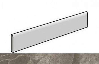 Плинтус 610130004746 Allure Grey Beauty Battiscopa Lap шлиф 7.2х60