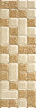 Настенная плитка REL. BOMBAY CUBIK BEIGE