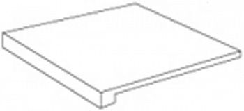 Ступень угл. левая Marvel Gems Terrazzo Cream Scalino Ang. Sx (AS80)