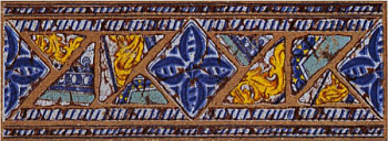 Вставка-подступенник gr4. LA BALMA AZUL 33 (0001604) 