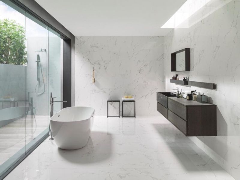 Керамическая плитка MARMOL CARRARA от производителя Porcelanosa –  фото