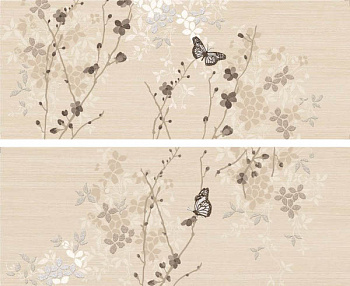 Декор настенный Bon Chic Avorio Farfalla (комп/2шт)