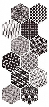 Керамогранит Grazia Decor Mix матовая 28.5х33