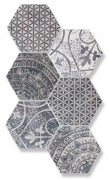 Напольный декор Alchimia ARS MIX 2 BIANCO NERO