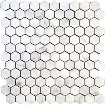 Мозаика мрамор Paladium M088-DP (Carrara)