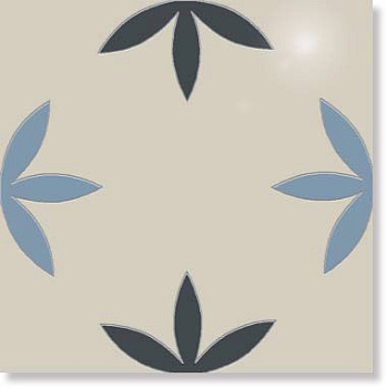 Декор ID03 Гарда песочный полированный 42x42