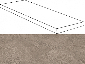 Угловая ступень 620070001016 Force Grey Scalino Angolare Dx правая 120