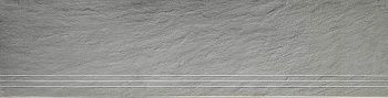 Ступень YS270256 Светло-серый  "под сланец" структур.30х120х13,5+подступенок 15х120х13.5