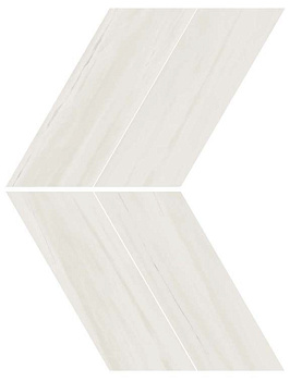 Мозаика керамогранит Marvel Stone Bianco Dolomite Chevron Lappato (AS1Q)