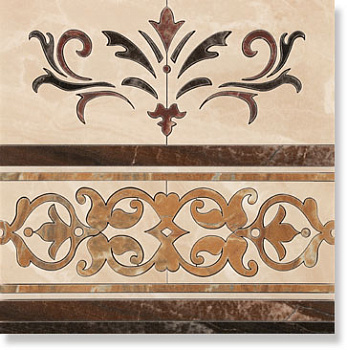 Декор напольн. Deco Jainoor Pulido Lineal Crema