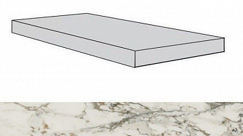Allure Capraia Scalino Angolare Dx 33x120 /Аллюр Капрайя Ступень Угловая Пр 33x120