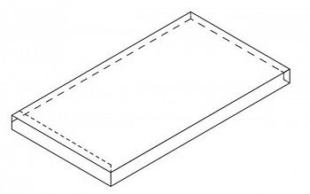 Ступень Genesis Grey X2 Scalino Angolare SX лев (620070001075)