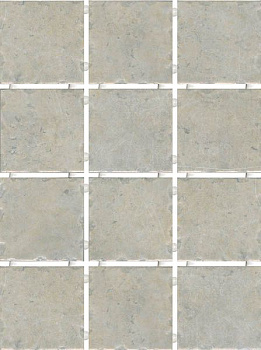 Настенная плитка 1255Т Каламкари серый, полотно 30х40 из 12 частей 9,9х9,9