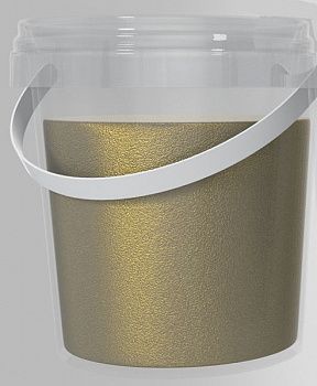 Добавка цветная металлизированная  "KERATEKS GLITTER" золото 75 гр.