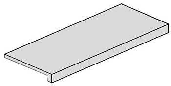 Ступень фронтальная 620070001188 Drift Light Grey Scal. Front 120