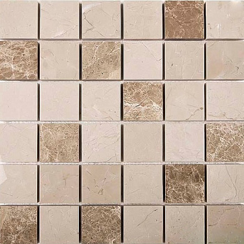 Мозаика PINO EMPERADOR Мрамор нат.камень (5x5)