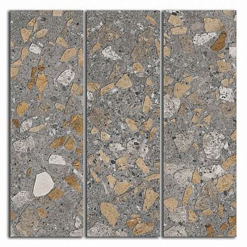 Декор Терраццо SG184/001 коричневый мозаичный