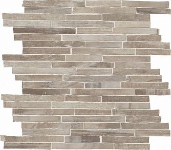 Мозаика Petrified MOSAICO BRICK GREY PANTHER LAP