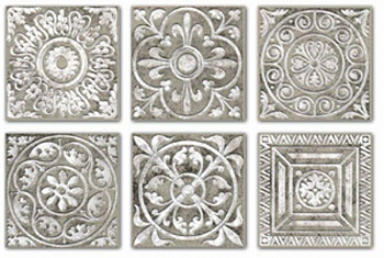 Декор B1294/TU3300 Сонет серый