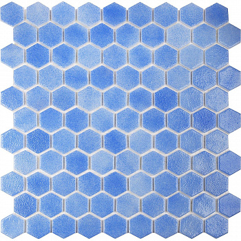 (Vidrepur) Мозаика Hex № 110 Antid. (на сетке) 31.7x30.7