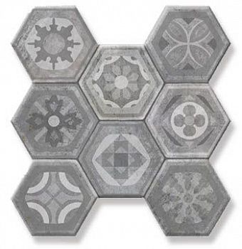 Керамогранит Pav. HEXAGONAL ASLAND GRIS