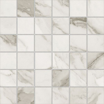 Мозаика Mosaico Calacatta Lux Silver 29.8х29.8
