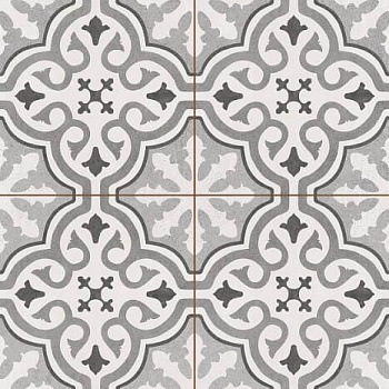 Керамическая плитка Hydraulic Grace Silver (KRLH00002) 45x45 45х45