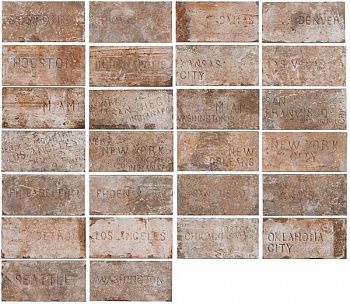 Керамогранит напольн/настен.Chicago CITY MIX OLD CHICAGO (mix 26)