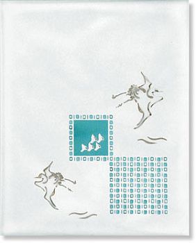 Декор С688/2025 ВОЛНА ЗЕЛЕНЫЙ