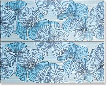 Декор B1457/7000 Челси голубой