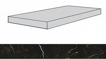 Ступень угловая 620070001738 Allure Imperial Black Scal.120 Ang.Sx Лев 
