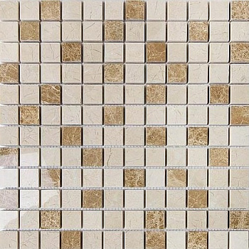 Мозаика PINO EMPERADOR МРАМОР нат.камень (2.3x2.3)