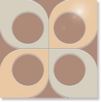 Декор ID06 Инсбрук серо-синий полированный