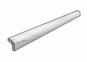 Бордюр Roma Statuario Spigolo (fLUN)