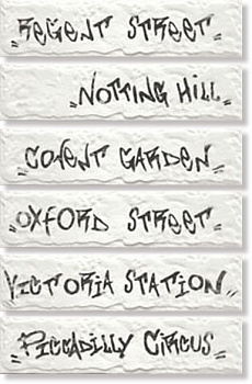 Декор Ins. Streets s/6 White Line (Bianco)