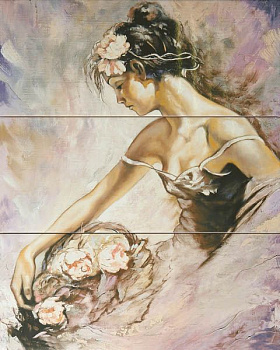 Панно Arabeski purple panno 01(комплект из 3 шт) (010301001725)