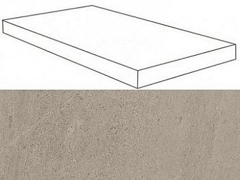 Угловая ступень 620070001131 W. Silve Grey Scalino Angolare Dx правая 60