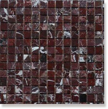 Мозаика Marble Rosso Levanto (1.5x1.5)