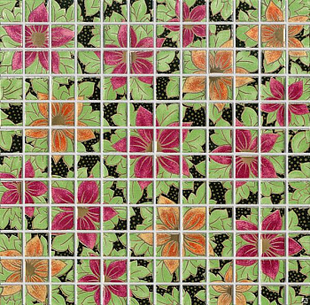 Декор мозаичный DT26 Танец цветов