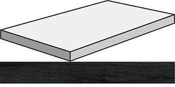 Угловая ступень S.WOOD GRAD.ANG.120/SX W.BL левая