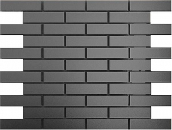 Мозаика зеркальная Графит матовый Гм8025 ДСТ  чип 80 х 25