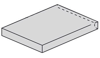 Ступень угловая 620070001325 Drift Dark Scal.60 Ang.Sx левая