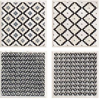 Декор Petite Bianco Trama (комп/4шт)