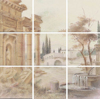 Настенное панно AD\A276\9x\1146 Амальфи (9 частей)